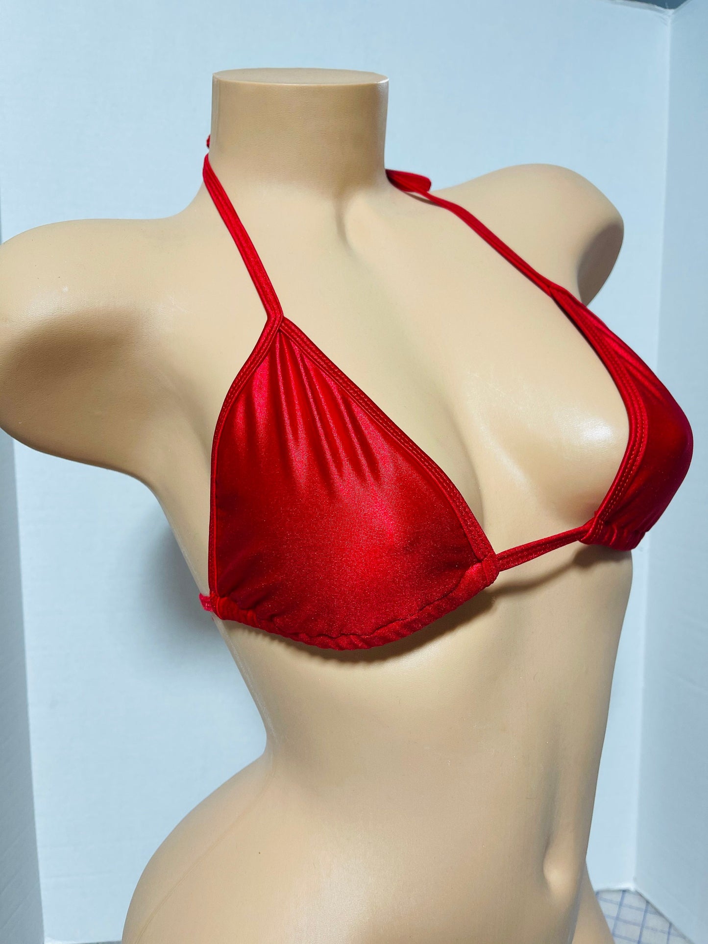 ROPA DE BAILE EXÓTICO - Top triangular - Ropa de baile en barra - Trajes de stripper - Ropa de stripper - Lencería