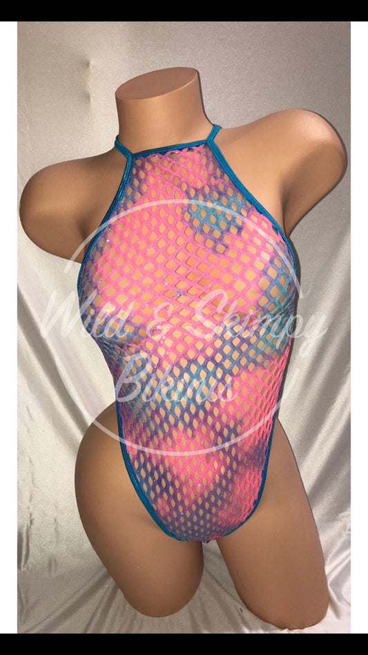 EXOTIC DANCEWEAR, Glitter fishnet one piece, Stripper outfits, Stripper clothes, Ravewear, EDM Outfit