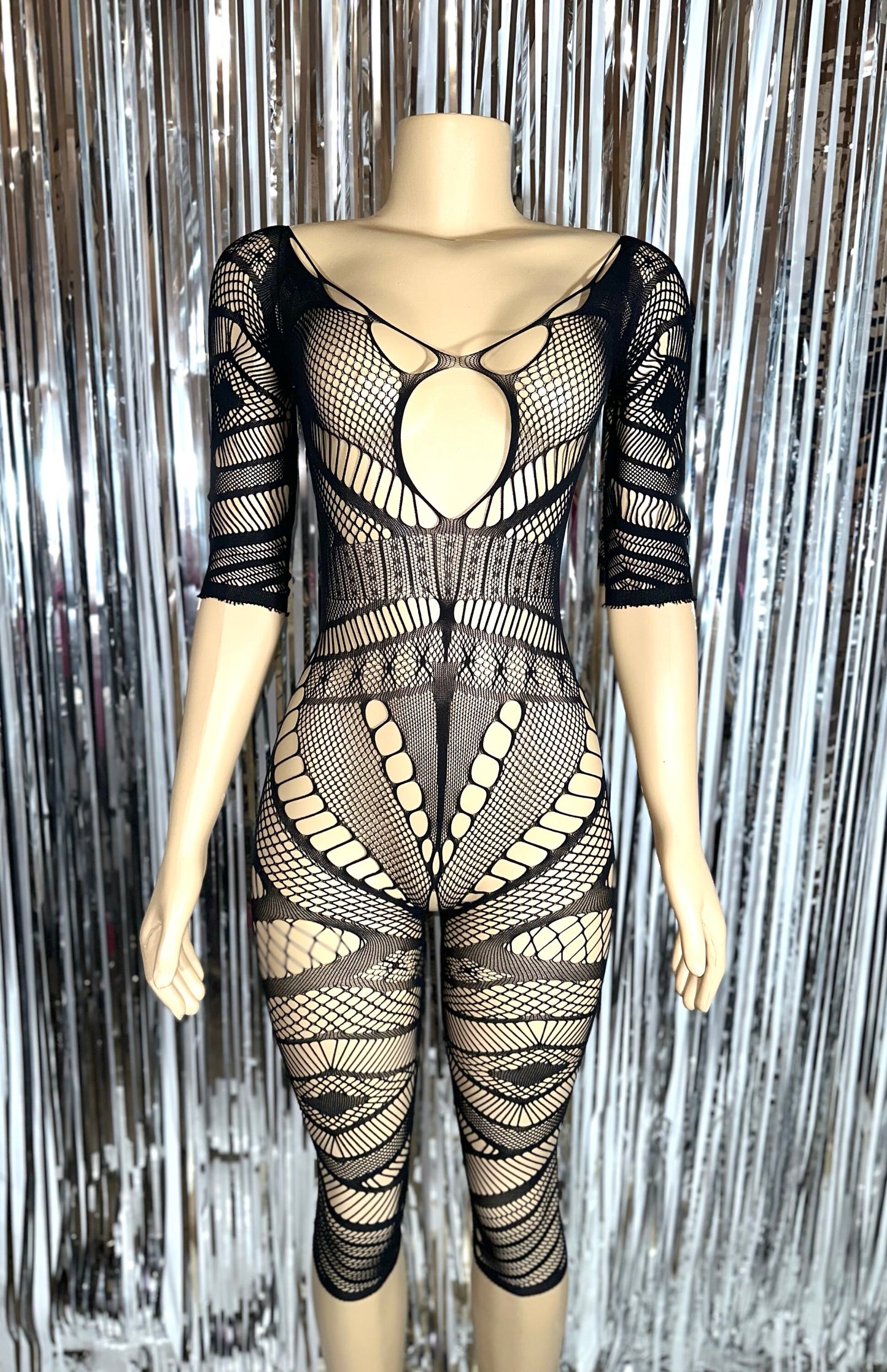 EXOTIC DANCEWEAR, Fishnet Catsuit, Stripper Clothes, Club Wear, Rave Wear, Pole Dancer, Bottle Girls